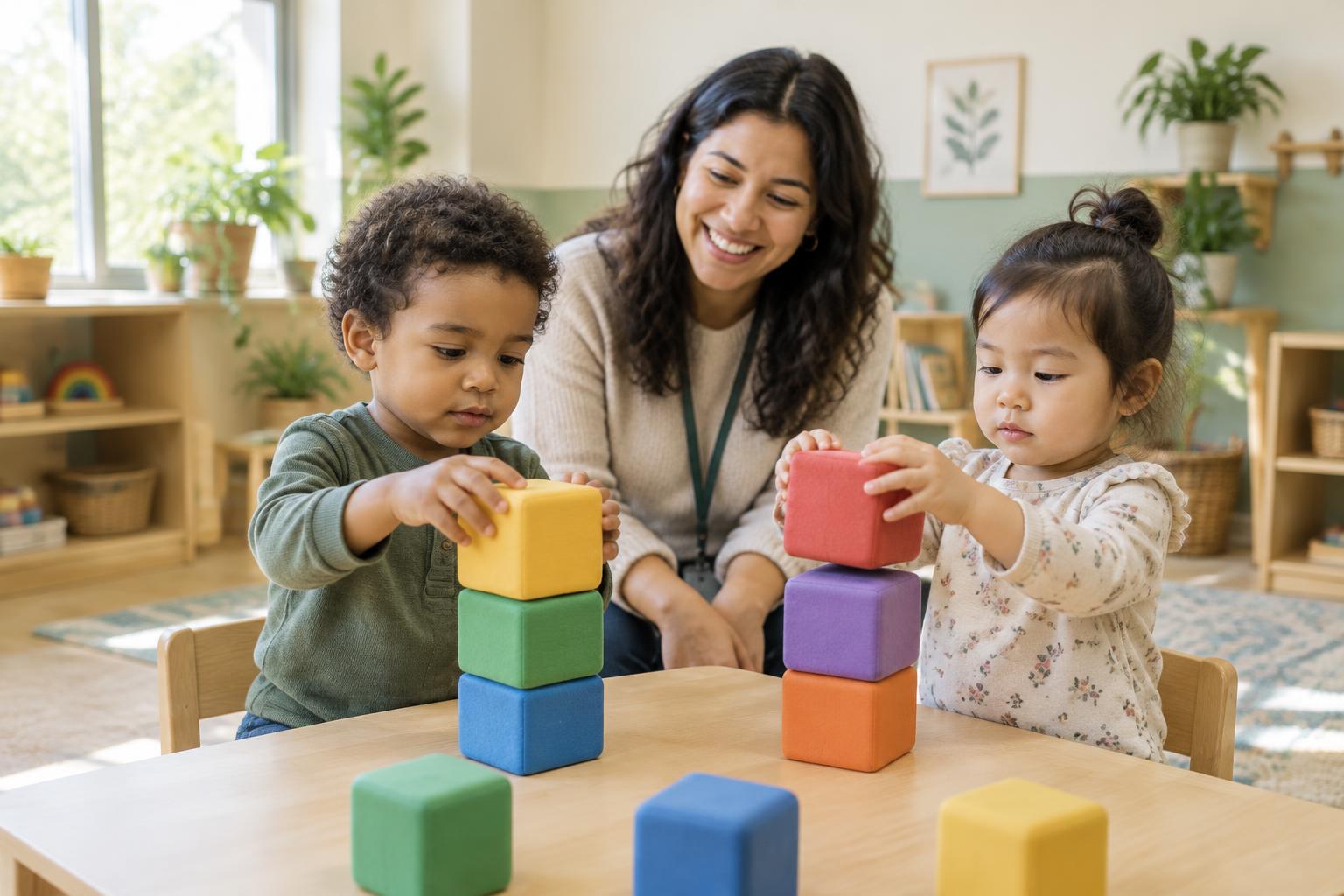 Children in the Toddlers room at Little Explorers Learning Academy
